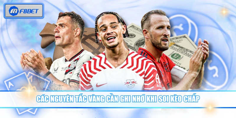 Các nguyên tắc vàng cần ghi nhớ khi soi kèo chấp