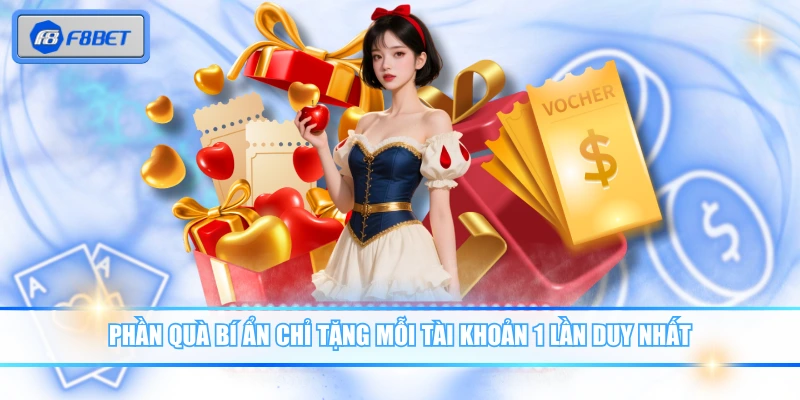 Phần quà bí ẩn chỉ tặng mỗi tài khoản 1 lần duy nhất